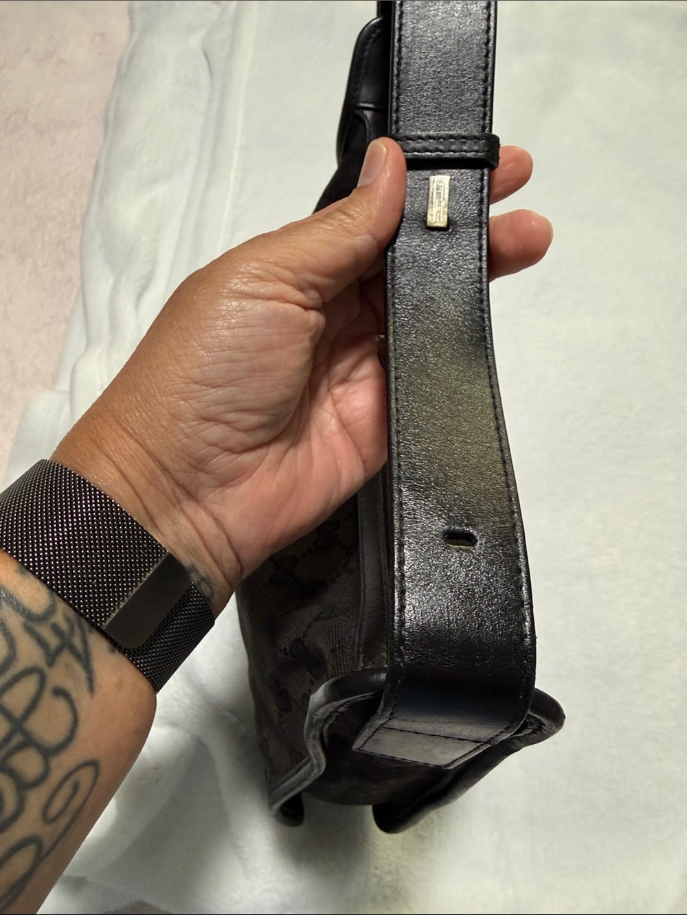 Gucci Black and Gray Messenger Bag - Picture 9 of 11